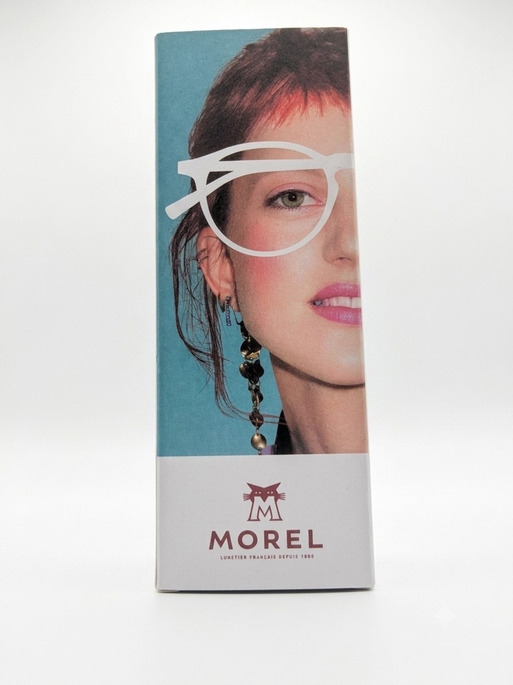 MOREL Collapsible Eyeglasses Case with Outer Box & Microfiber Cloth NWT